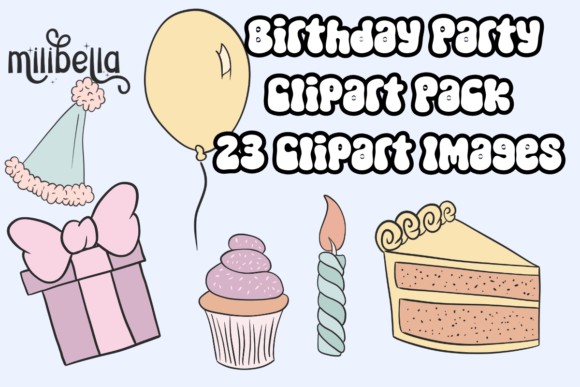 Download Birthday Party Clipart Pack - Party clipart Collection