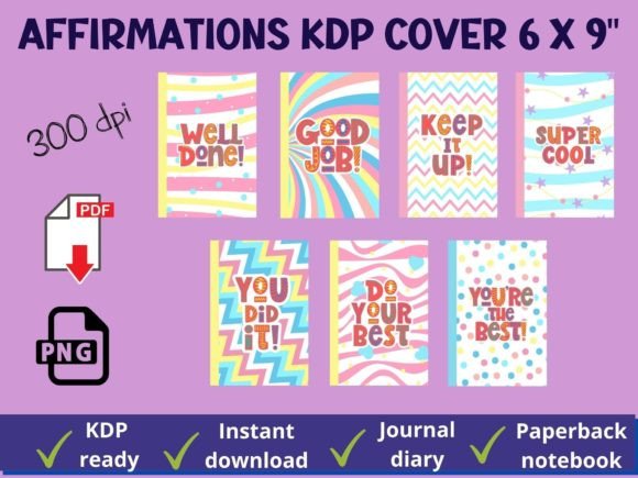 Download Affirmation Book Cover Template Design - Book cover Collection