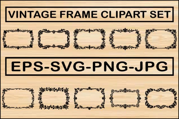 Download Ornate Frame Clipart Set - Premium Resources