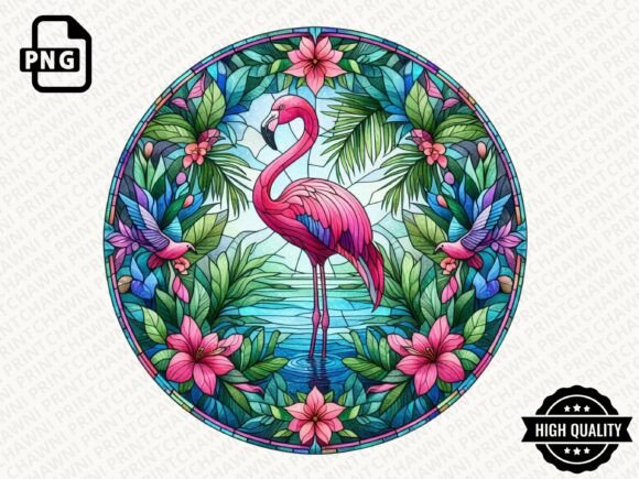 Download Ocean Stained Glass Clipart PNG - Premium Bundle